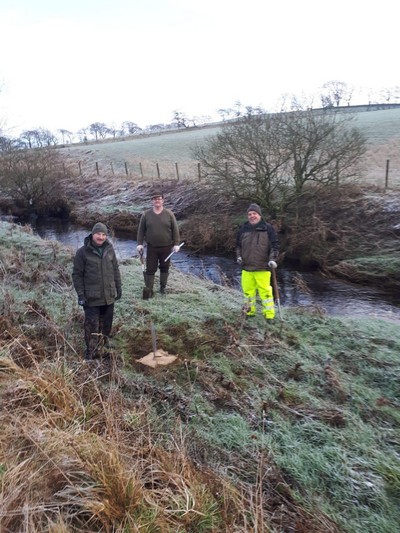Tree Planting on Phase 2 at Jim Taylors and John Browns